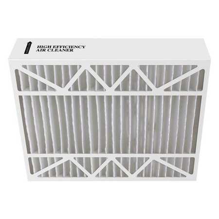 Air Handler 20 in x 20 in x 5 in Polyester Blend Furnace Air Cleaner Filter, MERV 8 2EKL4