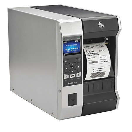 ZEBRA TECHNOLOGIES Industrial Printer, 203 dpi, ZT600 Series ZT61042-T01A100Z