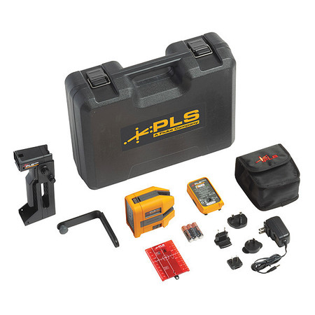 Pls Cross Line Laser, Automatic Self-Leveling PLS 180R RBP KIT