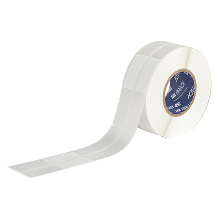 BRADY Rotating Wire Label, Translucent/White THTRO-298-427