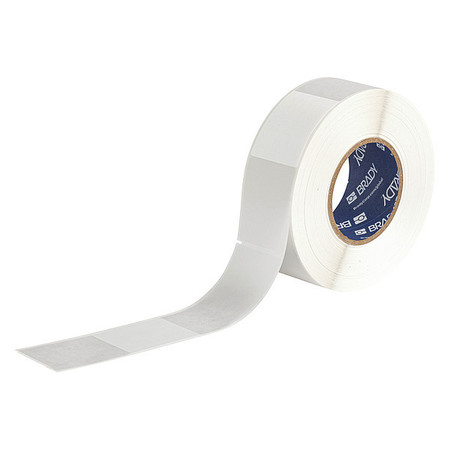 BRADY Rotating Wire Label, Translucent/White THTRO-300-427