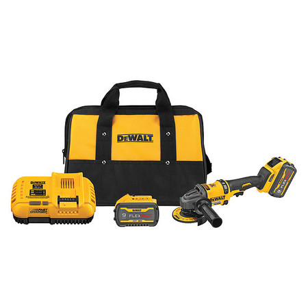 DEWALT FLEXVOLT(R) 60V MAX* Brushless 4-1/2 in. - 6 in. Cordless Grinder with Kickback Brake Kit DCG418X2