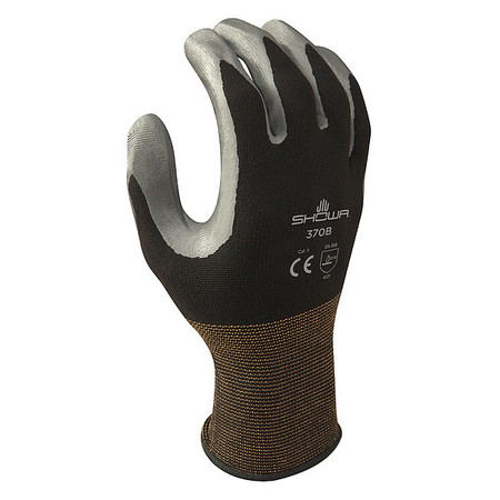 Showa VF, Coated Glove, Blk/Gry, S, 23PG82, PR 370BS-06-V
