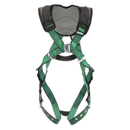 MSA SAFETY Fall Protection Harness, M/L, Polyester 10206093