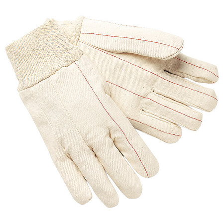 MCR SAFETY Knit Gloves, S, knit Cuff, Beige, PK12 9018CS