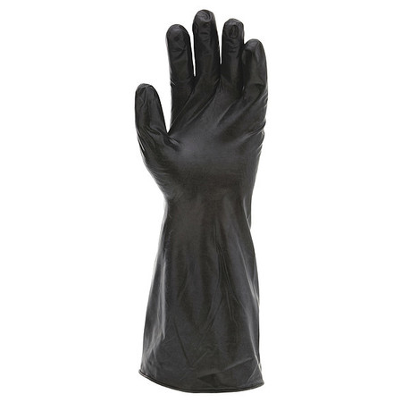 Mcr Safety Chemical Resistant Glove, M, Black, PR CP05M