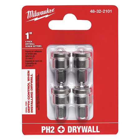 MILWAUKEE TOOL 4 pc. Drywall Screw Setter 48-32-2101