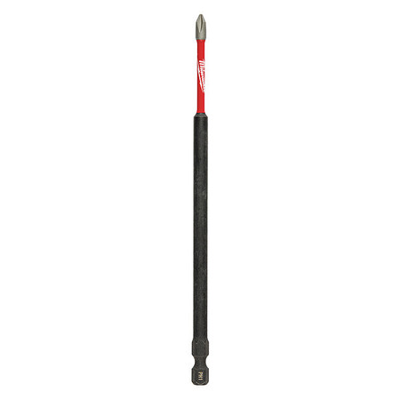 Milwaukee Tool 6 in. Phillips #2 SHOCKWAVE Impact Duty Power Bit (1 pk) 48-32-4800