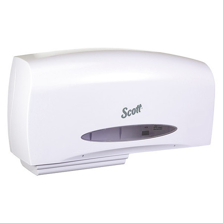 KIMBERLY-CLARK PROFESSIONAL Toilet Paper Dispenser, (2) Rolls, White 09609