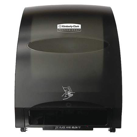 Kimberly-Clark Professional Automatic Hard Roll Towel Dispenser (48857), Smoke (Black), 12.70" x 15.76" x 9.57" (Qty 1) 48857