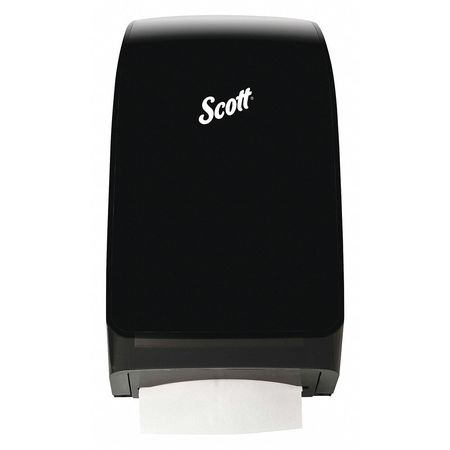 KIMBERLY-CLARK PROFESSIONAL Scottfold™ Folded Towel Dispenser (39711), Black, 10.66" x 5.48" x 18.79" (Qty 1) 39711