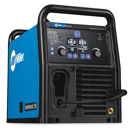 MILLER ELECTRIC MIG Welder, Multimatic 235, Single, 208/220/230/240V AC, 20 to 235A DC, 60 % 907780