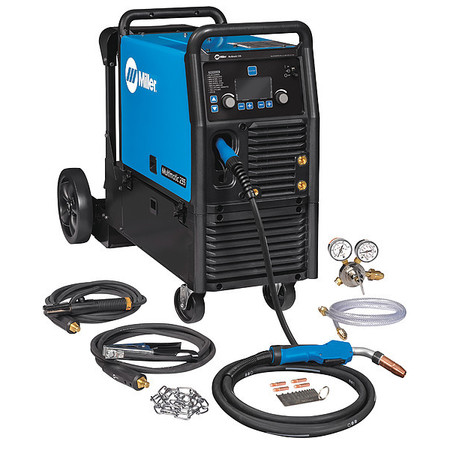 Miller Electric MIG Welder, Multimatic 235, Single, 208/220/230/240V AC, 20 to 235A DC, 60 % 951846