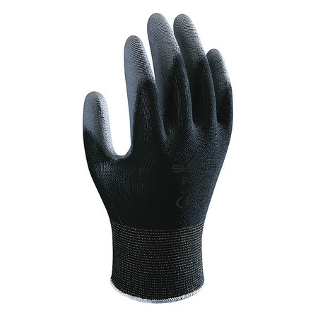 SHOWA VF, Coated Gloves, Blk/Gry, L, 3RUG2, PR BO500BL-V