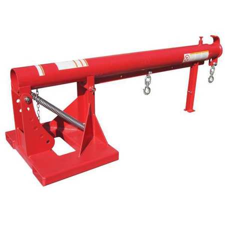 DAYTON Fork Truck Boom, 6,000 lb, Red 60JC97