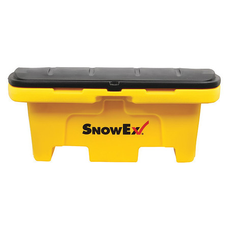 Snowex Salt Box, Yellow, Solid, HDPE 2FGV6