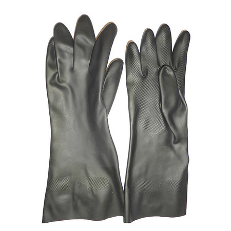 Condor Gloves, Chemical Resistant, Neoprene, L, PR 60KV25