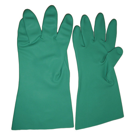 CONDOR Gloves, Chemical Resistant, Ntrl, Size 8, PR 60KV29