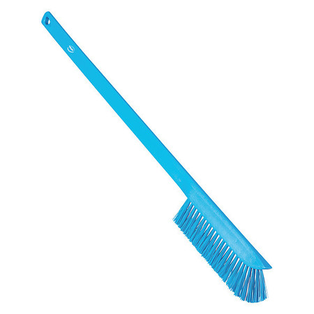Remco 59/100 in W Wand Brush, Medium, 17 in L Handle, 2 9/25 in L Brush, Blue, Plastic 41973