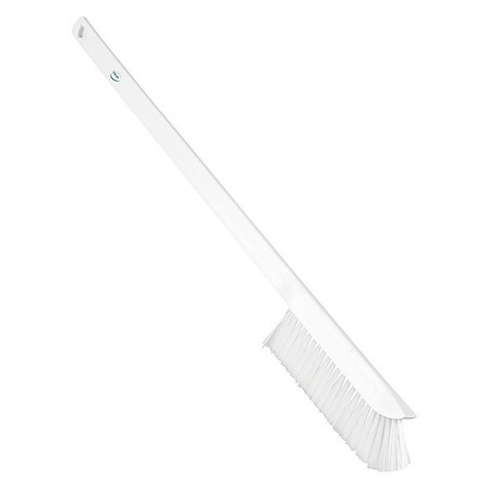 Remco 59/100 in W Wand Brush, Medium, 17 in L Handle, 2 9/25 in L Brush, White, Plastic 41975