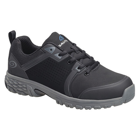 NAUTILUS SAFETY FOOTWEAR Athletic Shoe, M, 12, Black, PR N1312