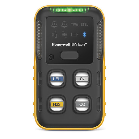 HONEYWELL Multi-Gas Detector, 2 mo Battery Life, Yellow CP-I-W500H100-Y-00