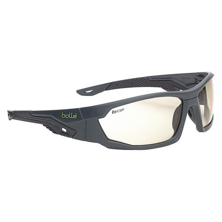 BOLLE SAFETY Safety Glasses, Gray Anti-Fog ; Anti-Static ; Anti-Scratch MERPSF