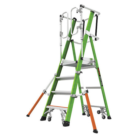 LITTLE GIANT LADDERS 8 ft 7 in Fiberglass Safety Cage, 375 lb Capacity 19704-146