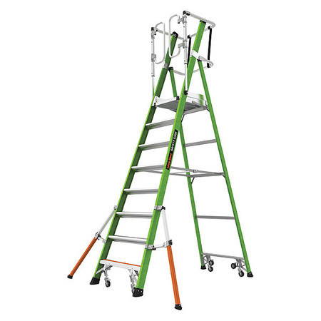LITTLE GIANT LADDERS 12 ft 5 in Fiberglass Safety Cage, 375 lb Capacity 19708-146