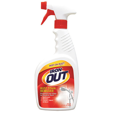 IRON OUT Rust Remover, 24 oz, Spray Bottle, PK6 LI0624PN