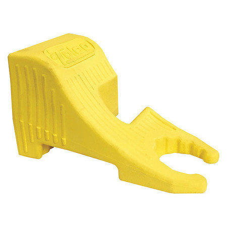 Tolco Door Wedge, Yellow, 4 in L, PK 6 800090