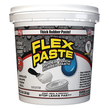 FLEX SEAL Flex Paste 3 lb. Tub White PFSWHTR32