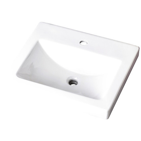 Gerber Bathroom Sink, 7-1/4 in Bowl Depth G0012892