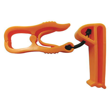 Condor Glove Holder Clip, Belt Clip, Orange 60NK50