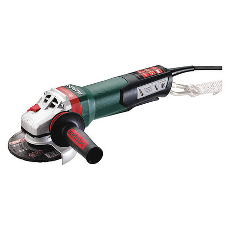 METABO Angle Grinder, 5", 11,000 rpm, 14.5A WEPBA 19-125 Q DS M-BRUSH