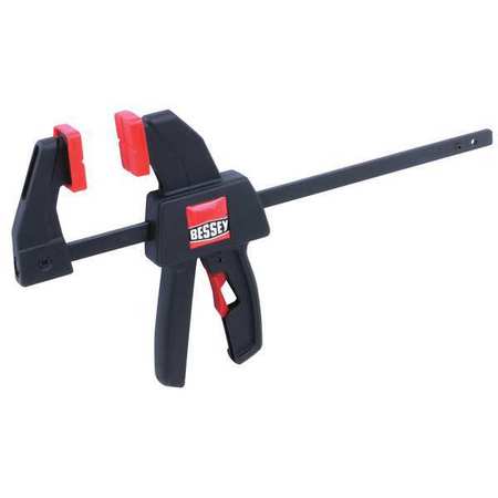 BESSEY Trigger Clamp, Plastic Handle and 1 5/8 in Throat Depth EHKMICRO