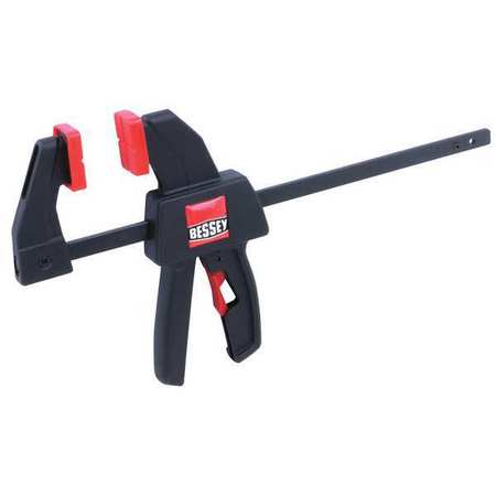 Bessey Trigger Clamp, Plastic Handle and 1 5/8 in Throat Depth EHKMICRO