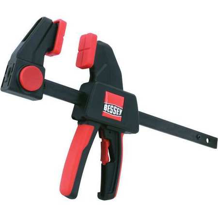 BESSEY Trigger Clamp, Plastic Handle and 2 3/8 in Throat Depth EHKM06