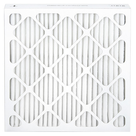 Zoro Select 20x20x2 Synthetic Pleated Air Filter 60RD86