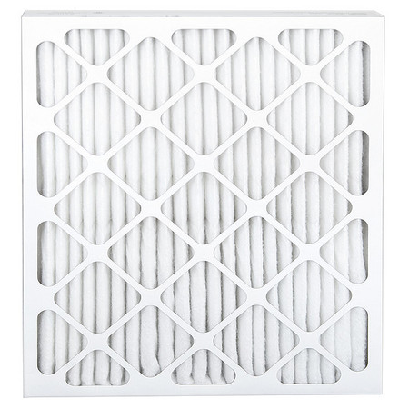 Zoro Select 20x25x2 Synthetic Pleated Air Filter 60RD88