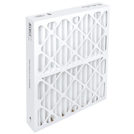 Zoro Select 20x24x4 Synthetic Pleated Air Filter 60RD91