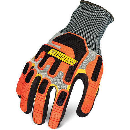 IRONCLAD PERFORMANCE WEAR Knit Gloves, Full Finger Coverage, L Sz R-EXO-04-L