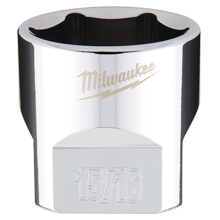 Milwaukee Tool 3/8 in. Drive 15/16 in. SAE 6-Point Socket with FOUR FLAT Sides 45-34-9071