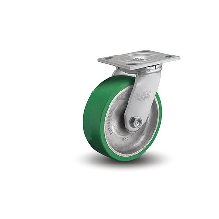 ALBION 5" X 2" Non-Marking Polyurethane Swivel Caster, No Brake, Loads Up To 1050 lb 16PD05201S