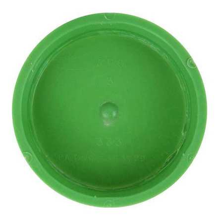 ZORO SELECT Internal End Plug, 5" For Pipe Size, Green 0533AA