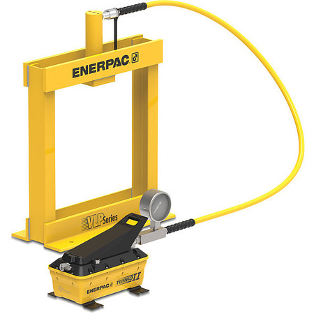 ENERPAC Hydraulic Press, Air, Yellow VLP106PAT1U