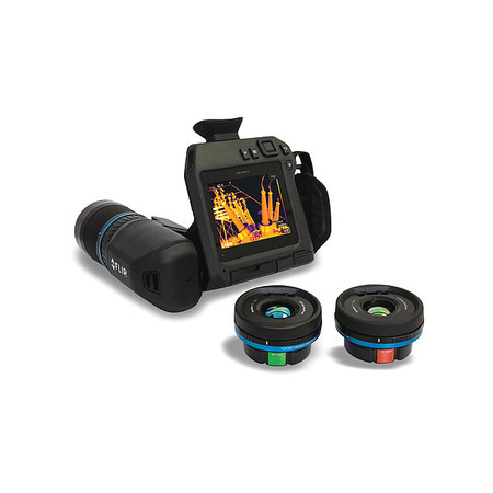 Flir Gas Imaging Camera with Interchangeable Lens, Auto Focus, 4.0 in Touch Screen Color LCD Display FLIR GF77-LR-6LR-HR