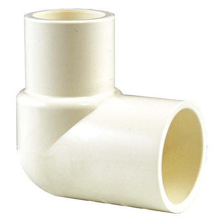 LASCO FITTINGS 90 CTS Elbow, 1/2 in, Schedule 40, White 4109005