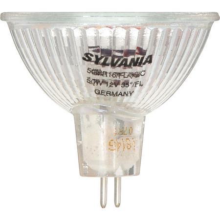 Sylvania Halogen, 50 W, MR16, 2-Pin (GU5.3) 58327