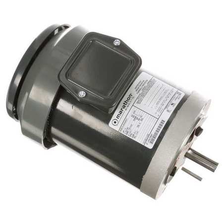 MARATHON MOTORS Farm Duty Motor, 3-Phase, 1 1/2 HP, 380/460V AC, 1,725/1,425 Nameplate RPM, 56C Frame 5K49NN4052T